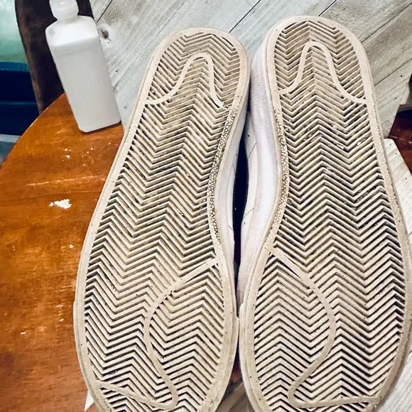 Nike Blazer Mid Youth Kids White Black Blue High Top Sneakers DA4086 108 Size 5Y - Picture 6 of 6